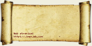 Lav Velebit vizit kartica